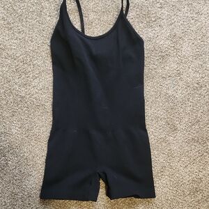 Black Sleeveless Romper